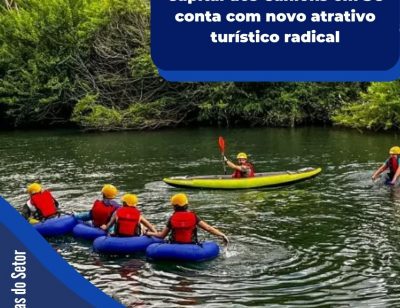 Capital dos Cânions em SC conta com novo atrativo turístico radical