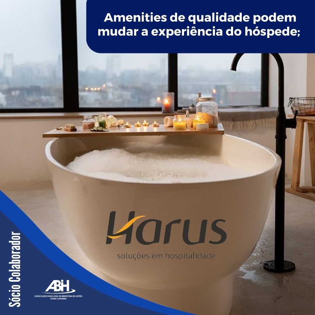 Harus Amenities associado ABIH-SC