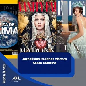 Jornalistas italianos visitam Santa Catarina