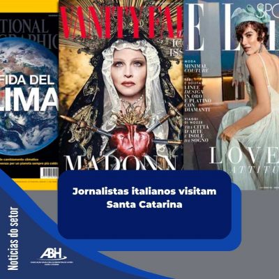 Jornalistas italianos visitam Santa Catarina