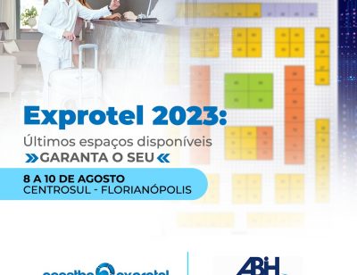 Exprotel 2023 últimos espaços disponíveis