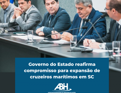 Governo do Estado reafirma compromisso para expansão de cruzeiros marítimos em SC