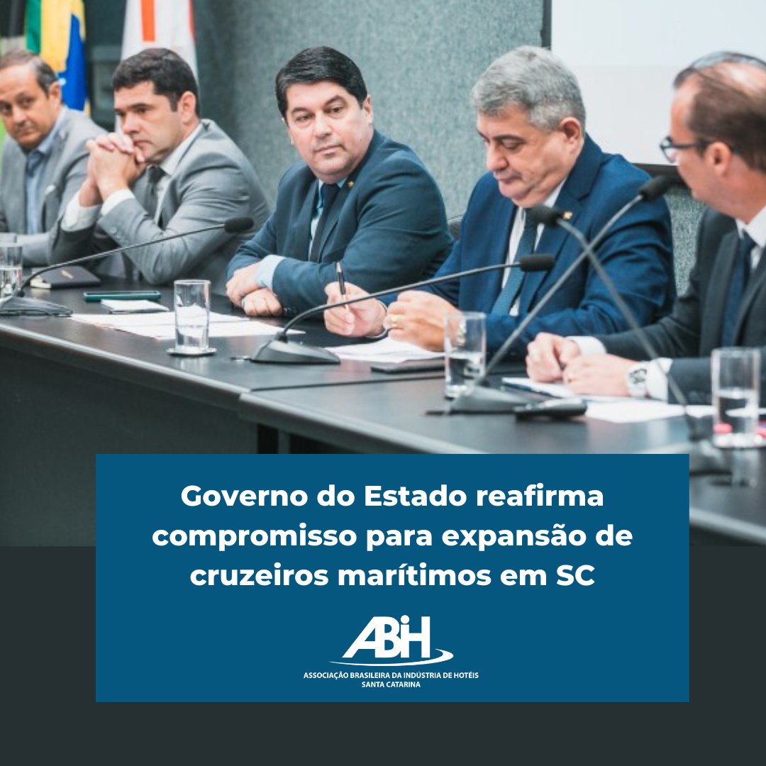 Governo do Estado reafirma compromisso para expansão de cruzeiros marítimos em SC
