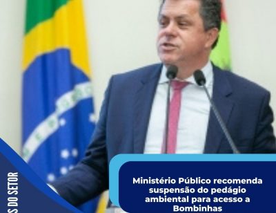 Ministério Público recomenda suspensão do pedágio ambiental para acesso a Bombinhas