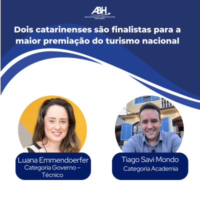 Dois catarinenses são finalistas para a maior premiação do turismo nacional