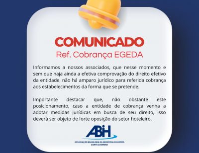 Ref. Cobrança EGEDA