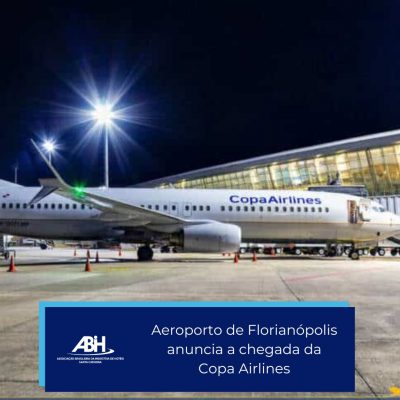 Aeroporto de Florianópolis anuncia a chegada da Copa Airlines