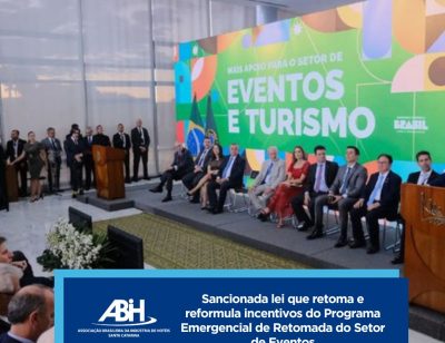 Sancionada lei que retoma e reformula incentivos do Programa Emergencial de Retomada do Setor de Eventos