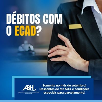 Hoteleiro, você tem pendências com o ECAD?