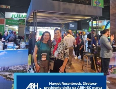 Margot Rosenbrock, Diretora-presidente eleita da ABIH-SC marca presença na FIT 2024