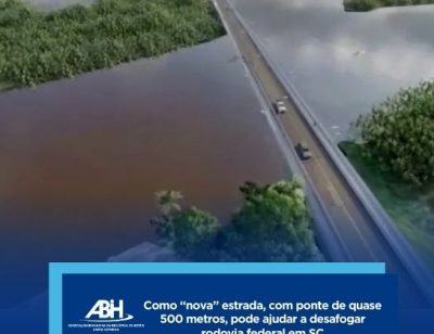 Como “nova” estrada, com ponte de quase 500 metros, pode ajudar a desafogar rodovia federal em SC