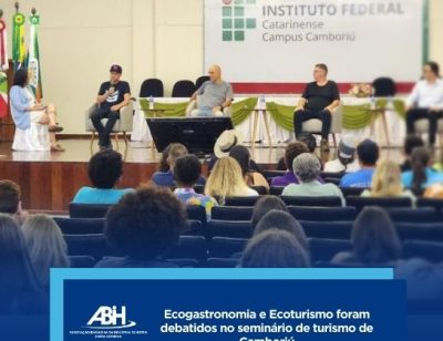 Ecogastronomia e Ecoturismo foram debatidos no seminário de turismo de Camboriú