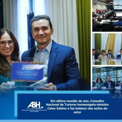 Em última reunião do ano, Conselho Nacional de Turismo homenageia ministro Celso Sabino e faz balanço das ações do setor