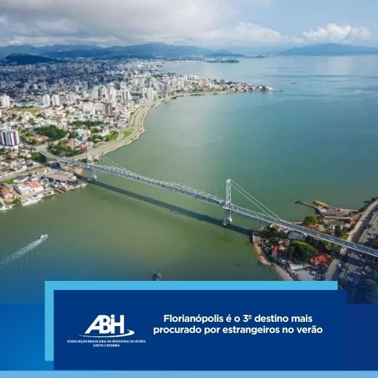 Florianópolis é o 3º destino mais procurado por estrangeiros no verão