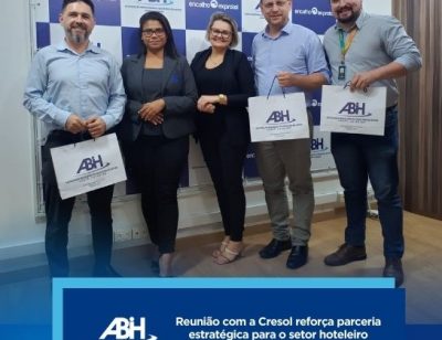 Reunião com a Cresol reforça parceria estratégica para o setor hoteleiro