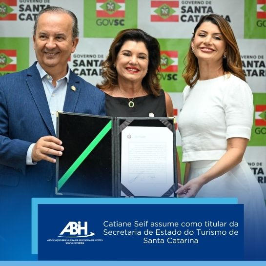 Catiane Seif assume como titular da Secretaria de Estado do Turismo de Santa Catarina