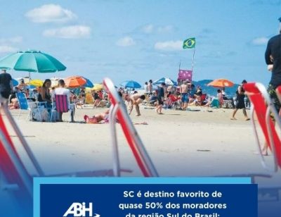 SC é destino favorito de quase 50% dos moradores da região Sul do Brasil; confira a pesquisa