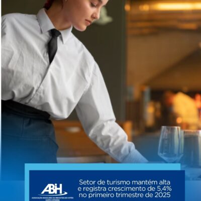 Setor de turismo mantém alta e registra crescimento de 5,4% no primeiro trimestre de 2025
