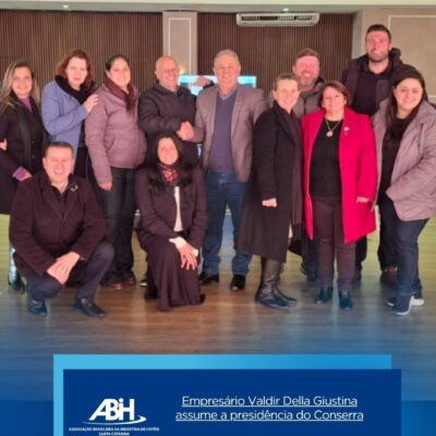 Empresário Valdir Della Giustina assume a presidência do Conserra