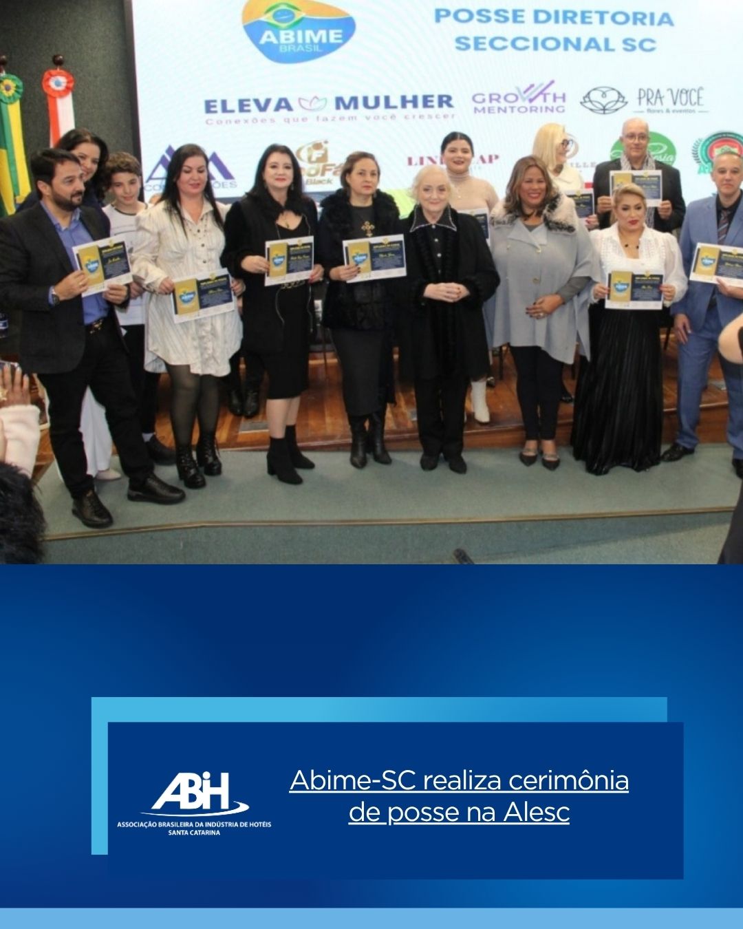 Abime-SC realiza cerimônia de posse na Alesc