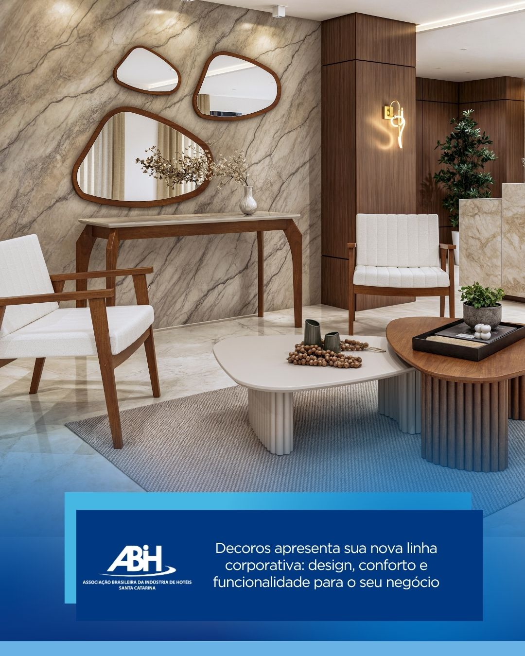 Decoros apresenta sua nova linha corporativa design, conforto e funcionalidade para o seu negócio