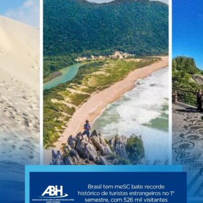 SC bate recorde histórico de turistas estrangeiros no 1° semestre, com 526 mil visitantes