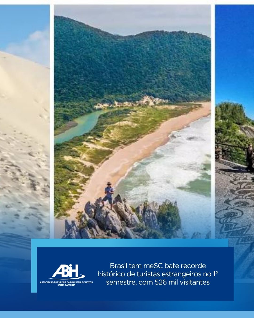 SC bate recorde histórico de turistas estrangeiros no 1° semestre, com 526 mil visitantes