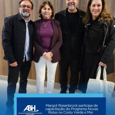 Margot Rosenbrock participa da capacitação do Programa Novas Rotas na Costa Verde e Mar