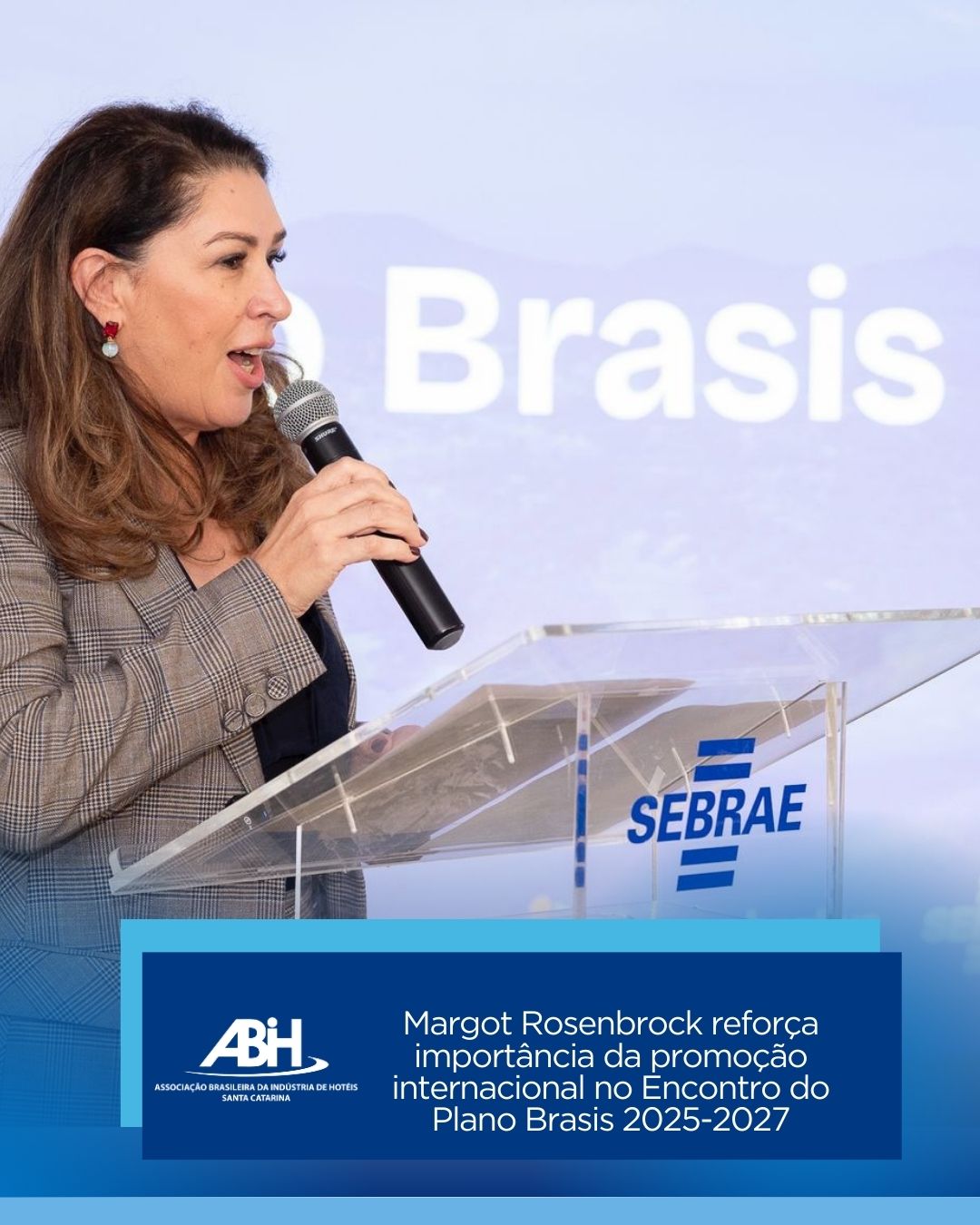 Margot Rosenbrock reforça importância da promoção internacional no Encontro do Plano Brasis 2025-2027