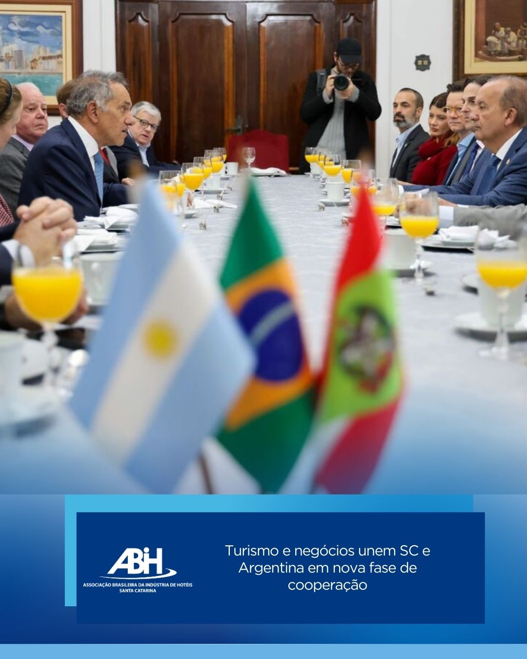Turismo e negócios unem SC e Argentina em nova fase de cooperação