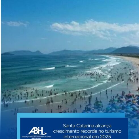 Santa Catarina alcança crescimento recorde no turismo internacional em 2025
