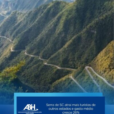 Serra de SC atrai mais turistas de outros estados e gasto médio cresce 26%