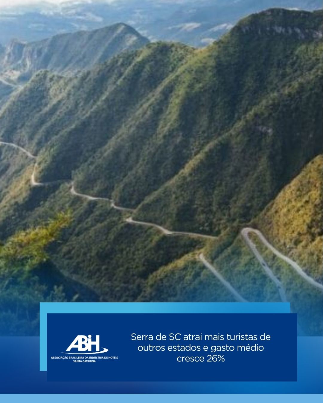 Serra de SC atrai mais turistas de outros estados e gasto médio cresce 26%