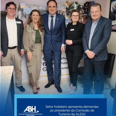 Setor hoteleiro apresenta demandas ao presidente da Comissão de Turismo da ALESC