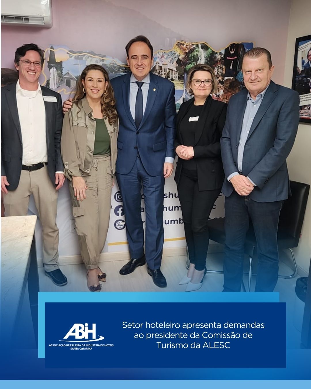 Setor hoteleiro apresenta demandas ao presidente da Comissão de Turismo da ALESC