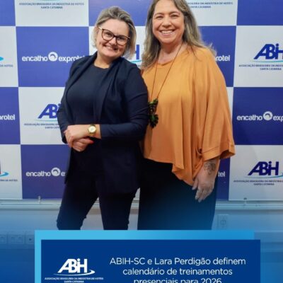 ABIH-SC e Lara Perdigão definem calendário de treinamentos presenciais para 2026