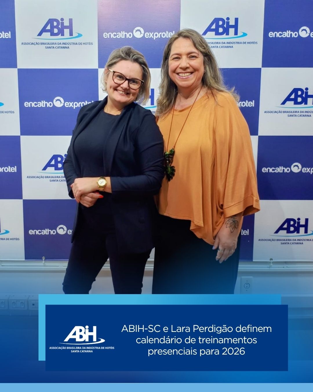 ABIH-SC e Lara Perdigão definem calendário de treinamentos presenciais para 2026