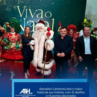 Balneário Camboriú terá o maior Natal de sua história, com 12 desfiles e 14 pontos decorados