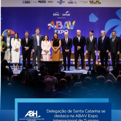 Delegação de Santa Catarina se destaca na ABAV Expo Internacional de Turismo