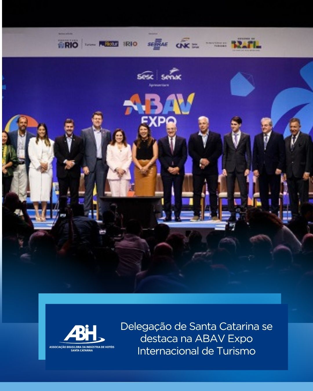 Delegação de Santa Catarina se destaca na ABAV Expo Internacional de Turismo