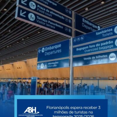 Florianópolis espera receber 3 milhões de turistas na temporada 20252026