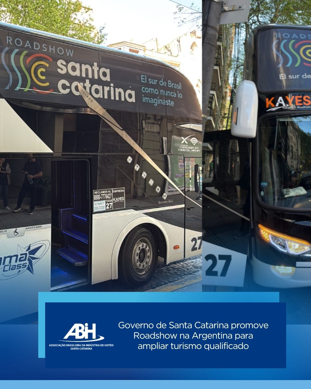 Governo de Santa Catarina promove Roadshow na Argentina para ampliar turismo qualificado
