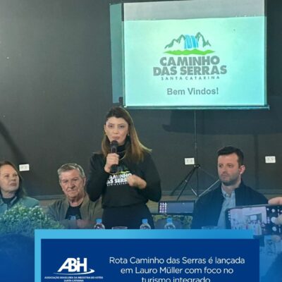 Rota Caminho das Serras é lançada em Lauro Müller com foco no turismo integrado