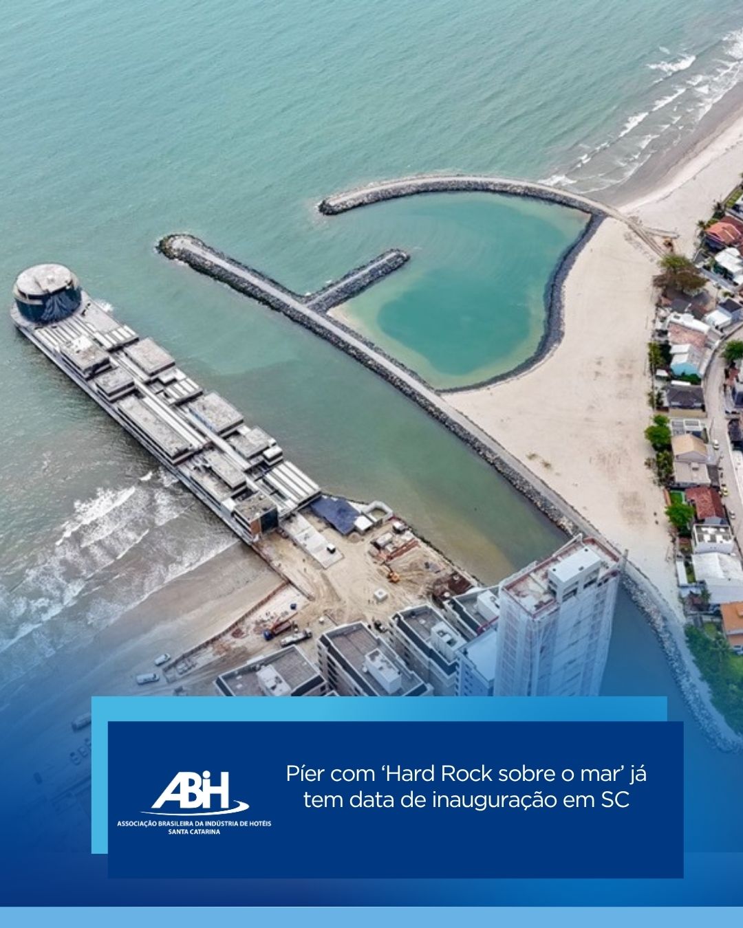 Píer com ‘Hard Rock sobre o mar’ já tem data de inauguração em SC Píer com ‘Hard Rock sobre o mar’ já tem data de inauguração em SC