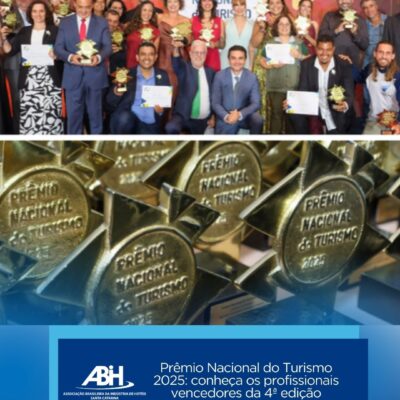 Prêmio Nacional do Turismo 2025 conheça os profissionais vencedores da 4ª edição