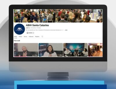 Você sabia que a ABIH-SC tem um canal no YouTube Conheça, acompanhe e inscreva-se!