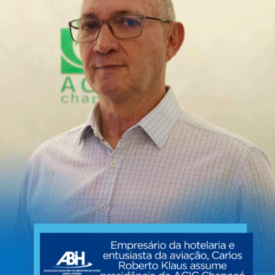 Empresário da hotelaria e entusiasta da aviação, Carlos Roberto Klaus assume presidência da ACIC Chapecó