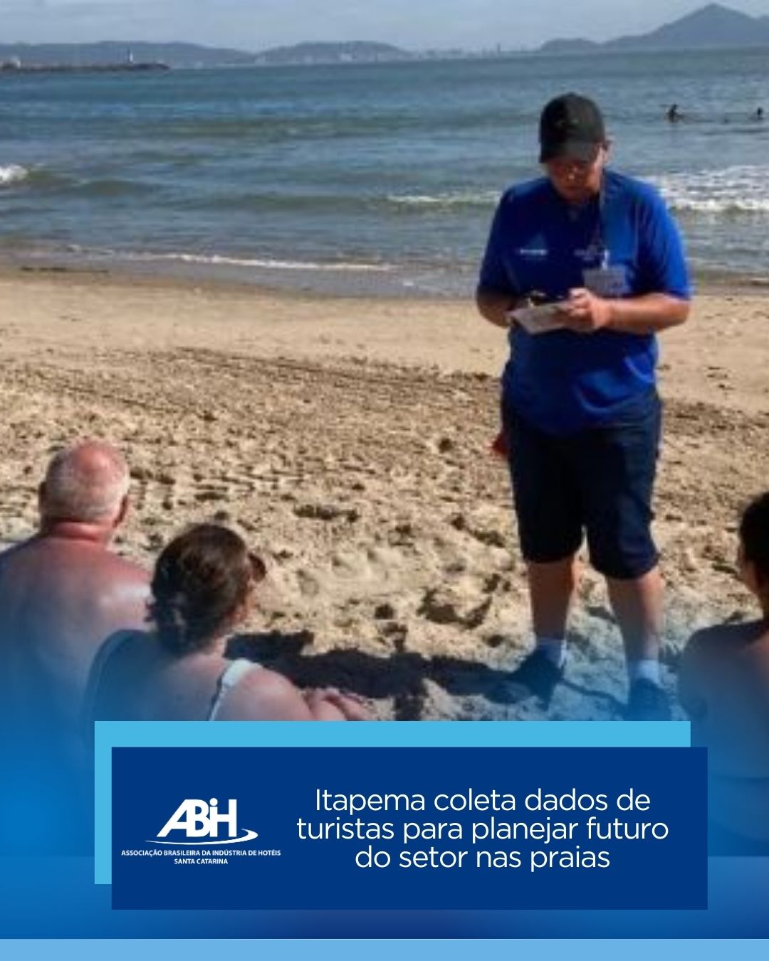 Itapema coleta dados de turistas para planejar futuro do setor nas praias