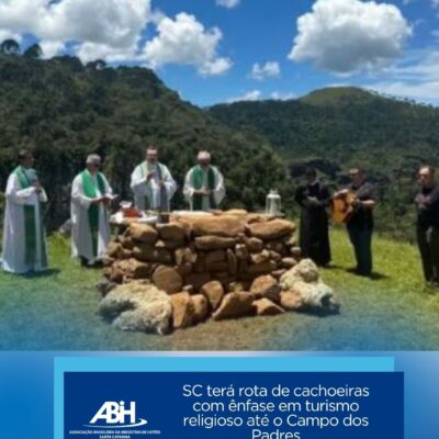 SC terá rota de cachoeiras com ênfase em turismo religioso até o Campo dos Padres
