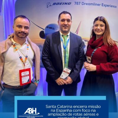 Santa Catarina encerra missão na Espanha com foco na ampliação de rotas aéreas e promoção global